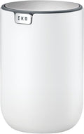 EKO Mini Desk Trash Can with Swing-Top Lid 0.4 Gallon Small Table Round by EKO