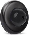 Convex Wall Door Bumper Stop Black – 2-1/2” Outside Diameter Stainless Steel by KOVOSCH