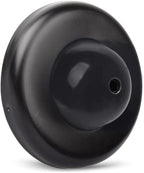 Convex Wall Door Bumper Stop Black – 2-1/2” Outside Diameter Stainless Steel by KOVOSCH