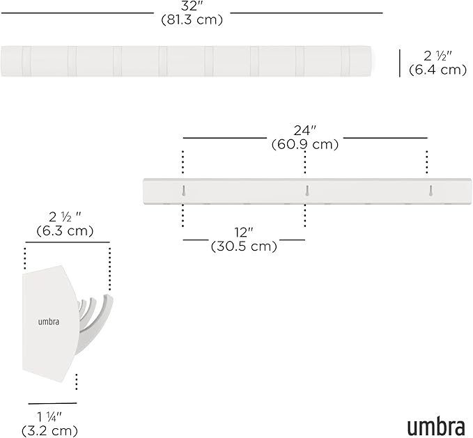 Umbra Flip Wall-Mounted Coat Rack - Image 3
