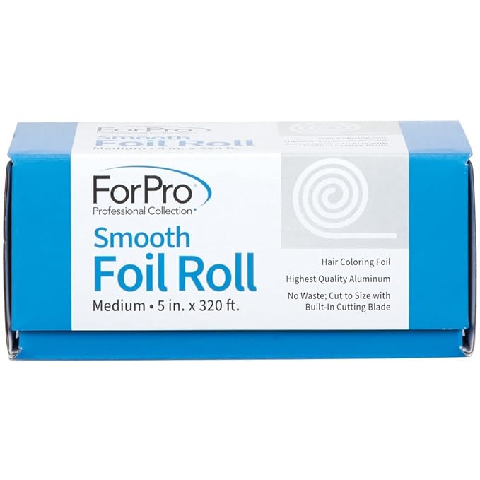 ForPro Professional Collection Smooth Aluminum Foil Roll, 320 Ft Hair Foils - Image 3