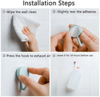 12 Pack Adhesive Hooks Cute Utility Hooks, Key Hooks - Image 6
