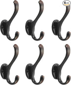 khtumeware Coat Hooks 6Pack Hardware Towel Hooks by khtumeware