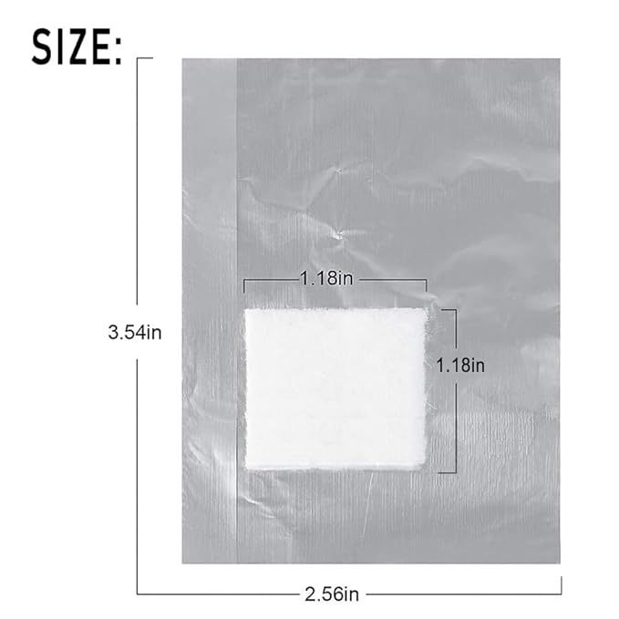 400Pcs Nail Polish Remover Gel Nail Foil Wraps Aluminium Soak Off Foils Cotton - Image 5