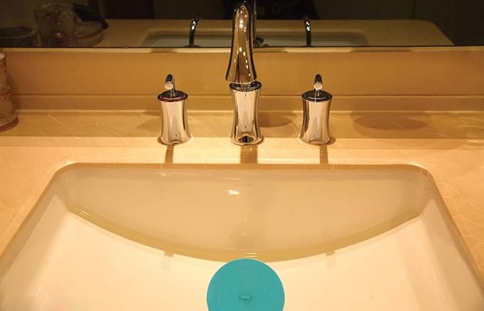 V-TOP Tub Stopper 2 Pack, 6 inches Large Silicone Drain Plug Hair Stopper Flat - Image 3