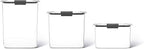 Rubbermaid Brilliance Plastic Food Storage Pantry Baking Set, 3 Containers - Image 7