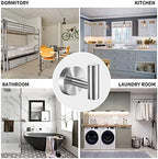 Vuzvuv 2-Pack Silver Brushed Nickel Towel Hooks, SUS304 Stainless Steel - Image 4