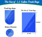 1.2 Gallon 350pcs Small Trash Bags - Image 2