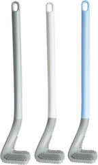 3 Pack Golf Toilet Brush, Flexible Long Handled Toilet Cleaning Brush, 360° No by Kucucyle
