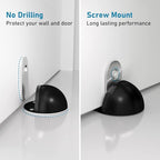 8 Pack Magnetic Door Stops Self Adhesive Floor Mounted Door Stoppers No Drill - Image 4