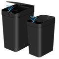 Bathroom Automatic Trash Can 2 Pack 2.2 Gal & 4 Gal Touchless Motion Sensor by Anborry