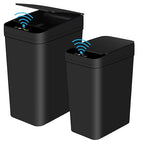 Bathroom Automatic Trash Can 2 Pack 2.2 Gal & 4 Gal Touchless Motion Sensor by Anborry