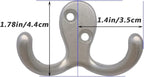 20 Pcs Coat Hooks Hardware Wall Hooks Heavy Duty Hooks - Image 2