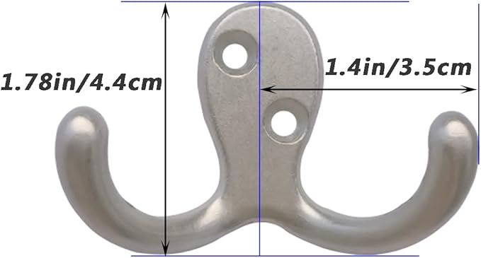 20 Pcs Coat Hooks Hardware Wall Hooks Heavy Duty Hooks - Image 2