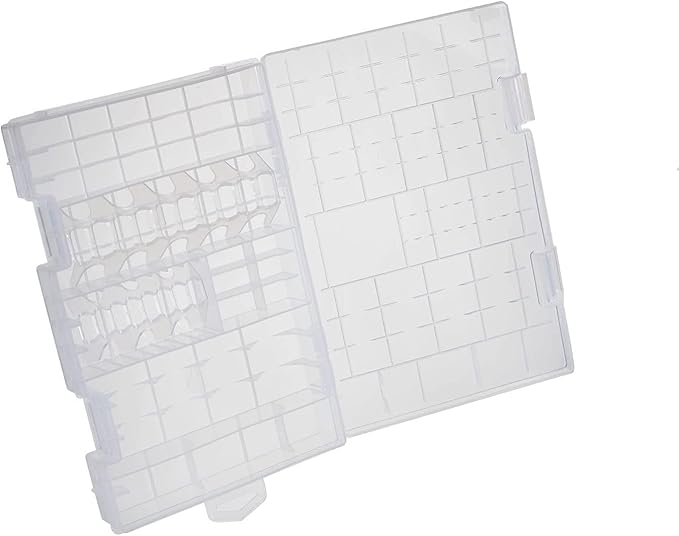 Heyiarbeit Battery Storage Box Battery Storage Case Transparent Holder - Image 5