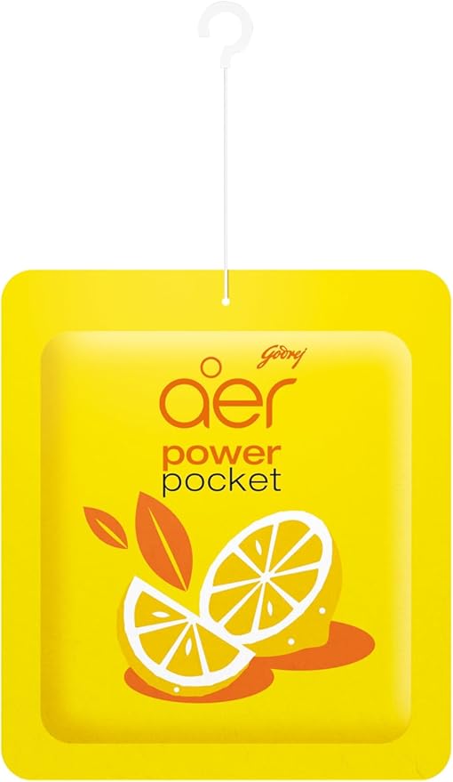 Godrej Ezee Aer Power Pocket Bright Tangy Delight Bathroom Fragrance 10 g - Image 4