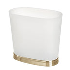 iDesign Slim Bathroom Trash Can, Small Plastic Garbage Can - Image 8