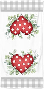 Valentine Bathroom Hand Towels, 2 Packs Decorative Pink Love Heart Kitchen - Image 9