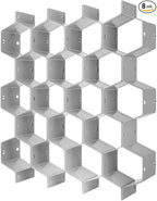 Poeland Drawer Divider Organizer Adjustable DIY Grid Honeycomb Drawer Divider by Poeland