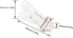 1 Set Pink Cat Paw Plastic Clothes Pegs 55x34mm Food Packaging/Towel Fixing - Image 2