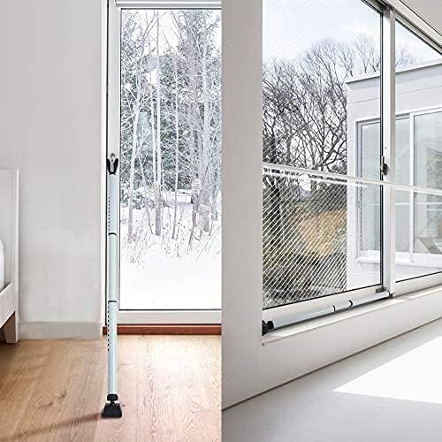 2-in-1 Door Security Bar & Sliding Patio Door Stopper Security Jammer Bar Child - Image 5