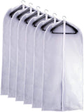 Garment Bags for Hanging Clothes 24''X48'' Suit Bags for Closet Storage Plastic by UOUEHRA