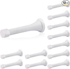 HOMOTEK 12 Pack Spring Door Stops, 3-1/8” Heavy Duty Door Stop by HOMOTEK