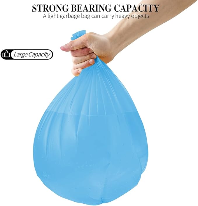 5 Rolls Small Trash Garbage Bags, 4 Gallon Strong Thin Material Disposable - Image 4