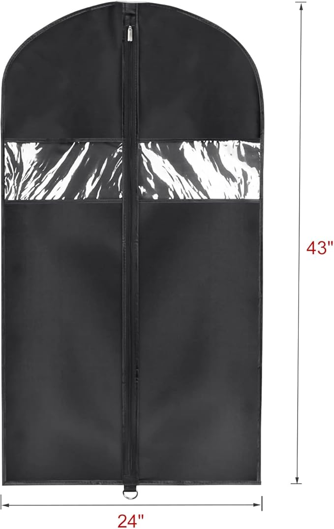 Univivi Garment Bag Suit Bag for Storage and Travel 43 inches, Lightweight - Image 2