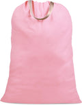 Cotton Canvas Laundry Bag with Handles & Drawstring Straps, Heavy Duty Extra by SANFERGE