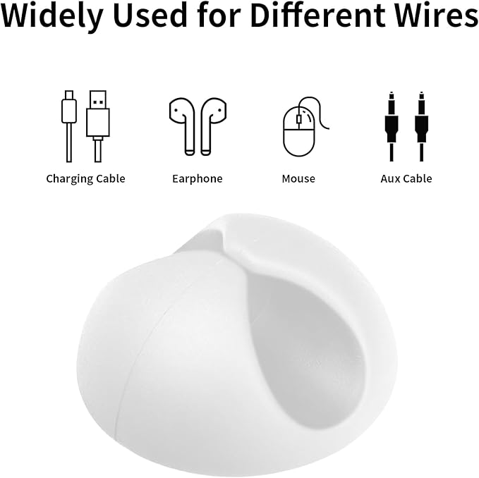 Cord Holder Cable Clips, Office or Mouse - Image 3