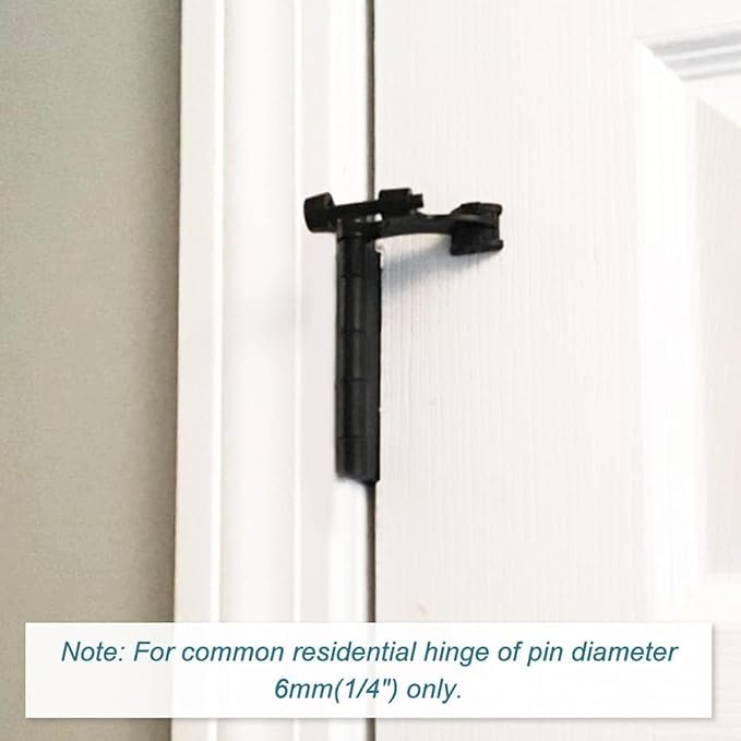 36Pack Hinge Pin Black Door Stopper, Adjustable Heavy Duty Hinge Pin Door Stop - Image 6