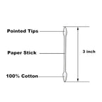 Pointed Tip Cotton Swabs, Double Precision Tips - Image 4