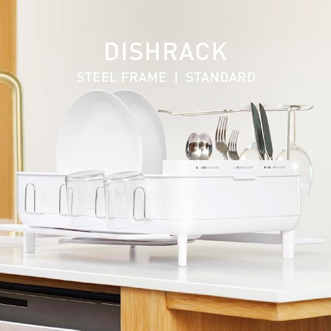 simplehuman Large Capacity Dish Drying Rack - Image 2