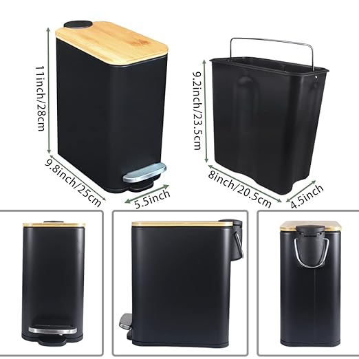 SIDIANBAN Bathroom Trash Can - Image 3