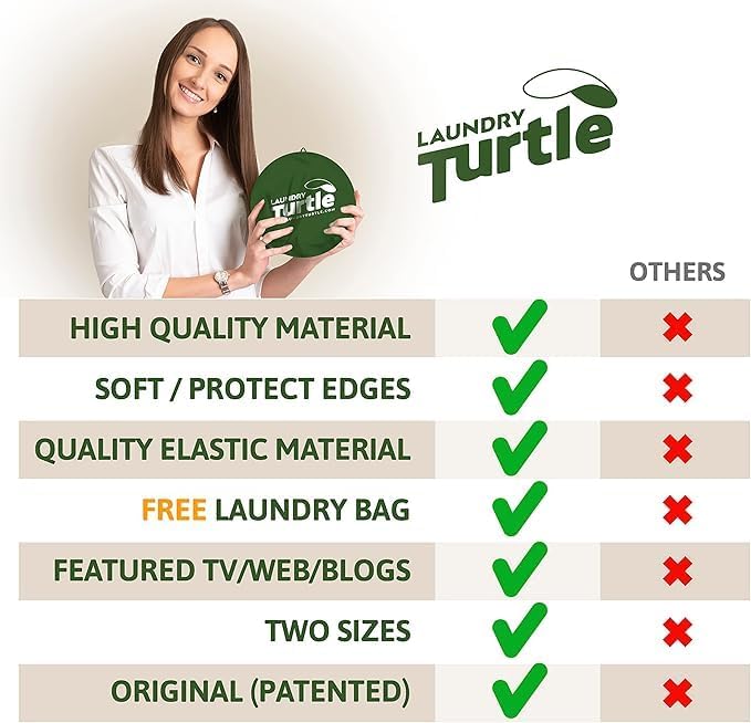 Laundry Turtle Large 26" Collapsible Laundry Basket | Revolutionary Foldable - Image 5