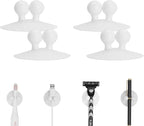 4 PCS Suction Cup Toothbrush Holder by LUEXBOX