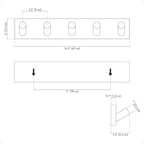 LARHN Wall Mounted Coat Rack - Image 8