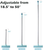 BOOMJOY Floor Scrub Brush with Long Handle, 2 in 1 Scrape and Brush, Stiff - Image 6