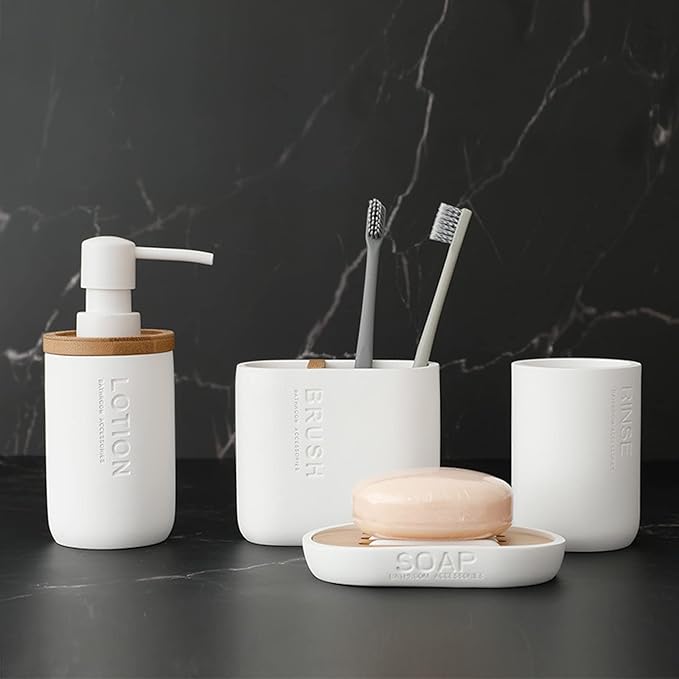 Toothbrush Holders Bamboo Electric Toothbrush Holder Bathroom Storage Organizer - Image 6