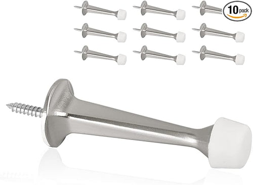 10 Pack Solid Rigid Door Stops by KOVOSCH
