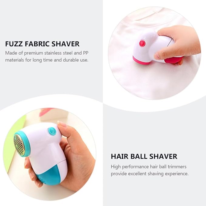 Hemoton Mini Clothes Lint Remover Shaver Portable Fabric Hair Ball Trimmer - Image 3