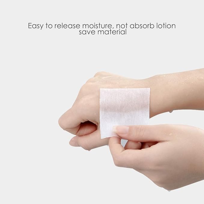 1000 PCS Thin Makeup Facial Cotton Pads, Square Makeup Remover Cotton Pads - Image 5