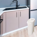 Small Trash Can Plastic Bathroom Wastebasket 3.2 Gallon Slim Garbage Container - Image 7