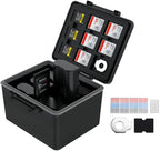 LP-E6 EN-EL15C NP-W235 FZ100 Camera Battery and Memory Card Case by JJC
