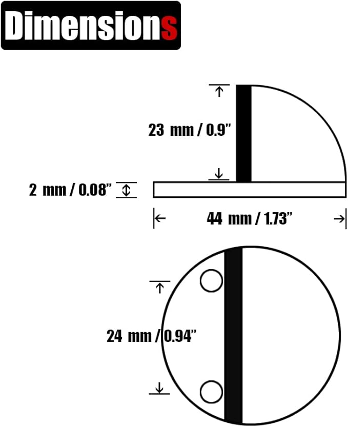 JQK Floor Door Stopper, Snowboard Hanger Storage Stainless Steel Sound - Image 2