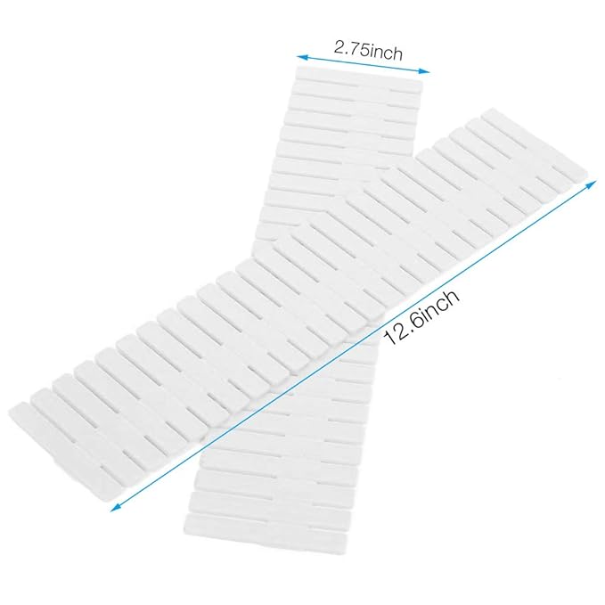 ShineMe Drawer Dividers, Plastic Adjustable Drawer Dividers, Household Storage - Image 2