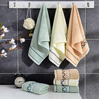 4 Pack Cotton Hand Towels, 100% Cotton Face Towels, - Image 4
