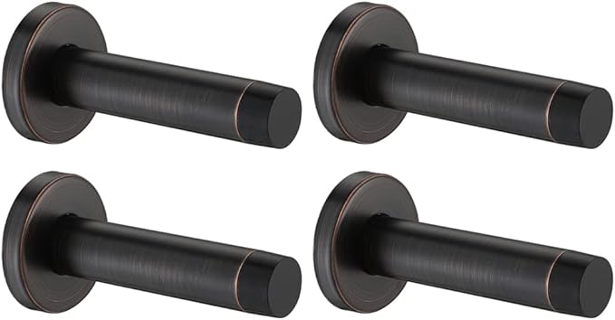 JQK Door Stopper Oil Rubbed Bronze, 304 Stainless Steel Thicken 1mm Sound by Homeimprovement