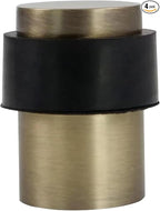 KHTUMEWARE 4 Pack 2 in Floor Door Stopper, Antique Bronze Brushed Door Stop by khtumeware